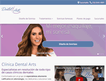 Tablet Screenshot of dentalarts.com.mx